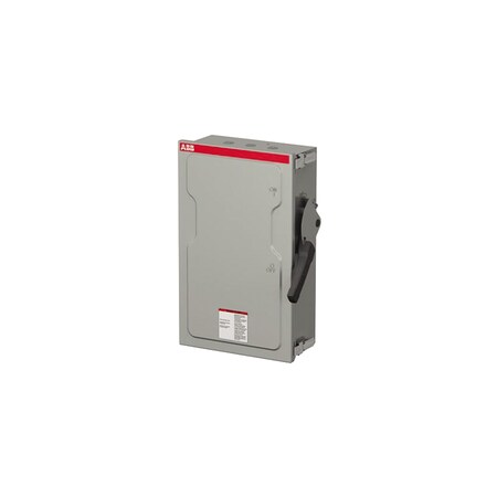 Abb Fusible Safety Switch, Heavy Duty, 600V AC, 60 A, NEMA 1 EOH362K